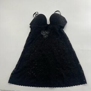 Victoria’s Secret The Lacie Very Sexy Lingerie Top Black Lace